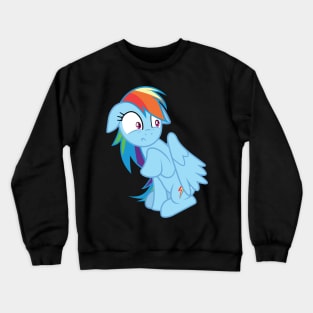 Scared Rainbow Dash Crewneck Sweatshirt